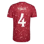 VIRGIL #4 Player Version Liverpool Home Soccer Jersey 2026/27 Red - UCL - thejerseys