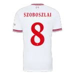 SZOBOSZLAI #8 Player Version Liverpool Away Soccer Jersey 2026/27 White - UCL - thejerseys