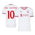 MAC ALLISTER #10 Player Version Liverpool Away Soccer Jersey 2026/27 White - UCL - thejerseys