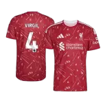 VIRGIL #4 Player Version Liverpool Home Soccer Jersey 2026/27 Red - thejerseys