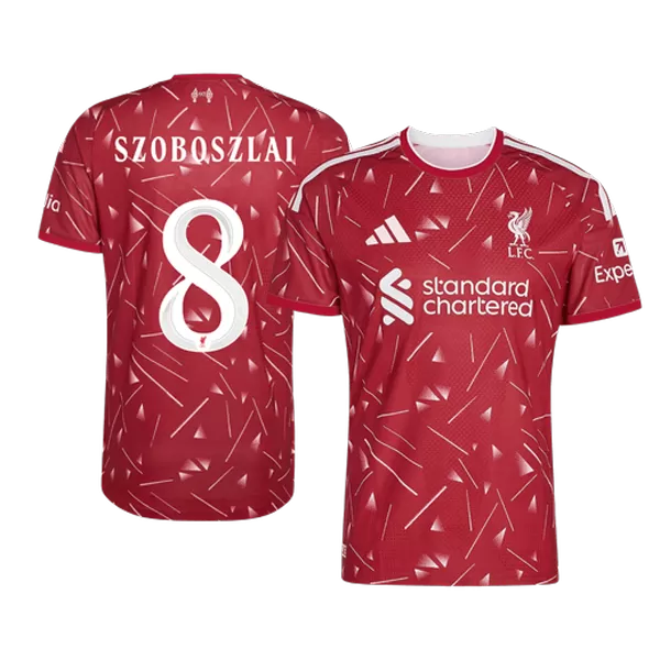SZOBOSZLAI #8 Player Version Liverpool Home Soccer Jersey 2026/27 Red - UCL - thejerseys