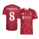 SZOBOSZLAI #8 Player Version Liverpool Home Soccer Jersey 2026/27 Red - UCL - thejerseys