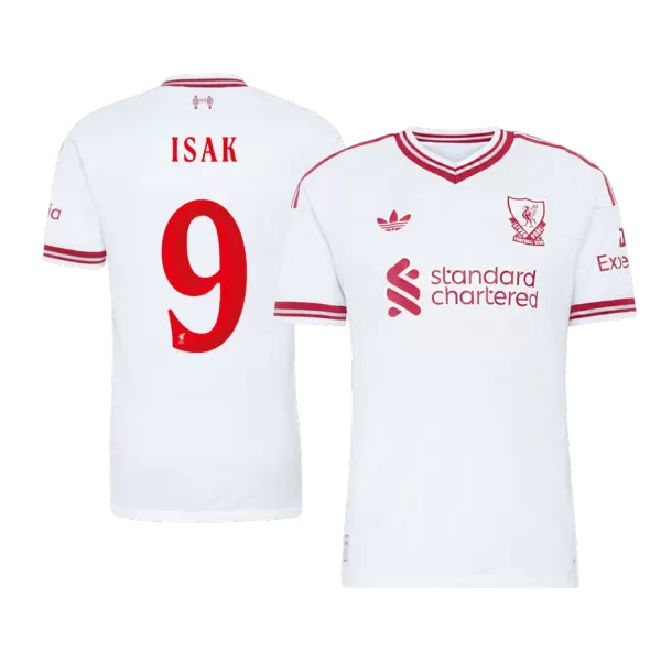 ISAK #9 Player Version Liverpool Away Soccer Jersey 2026/27 White - UCL - thejerseys