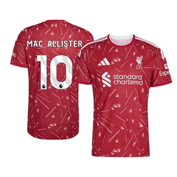 MAC ALLISTER #10 Player Version Liverpool Home Soccer Jersey 2026/27 Red - thejerseys
