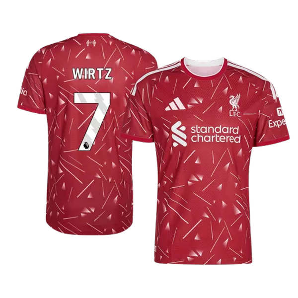 WIRTZ #7 Player Version Liverpool Home Soccer Jersey 2026/27 Red - thejerseys