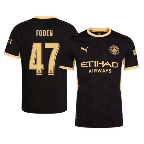 FODEN #47 Player Version Manchester City Away Soccer Jersey 2026/27 Black - UCL - thejerseys