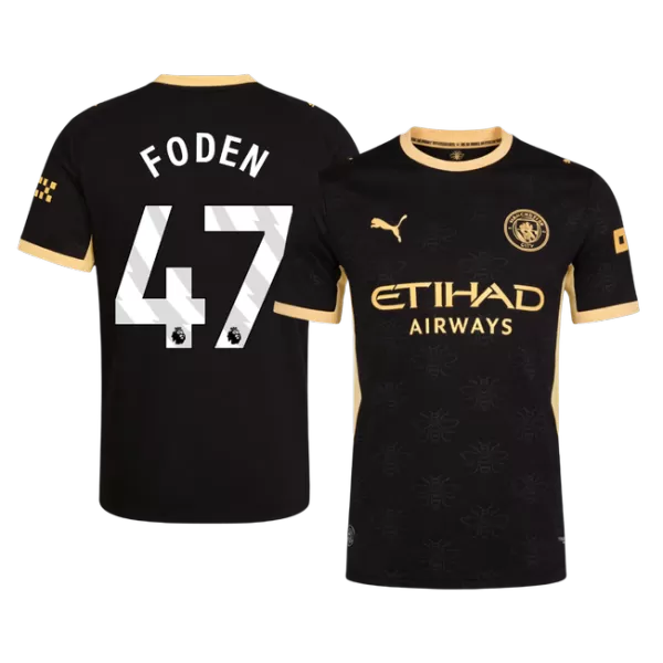 FODEN #47 Player Version Manchester City Away Soccer Jersey 2026/27 Black - thejerseys