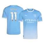 DOKU #11 Manchester City Home Soccer Jersey 26/27 Blue - thejerseys