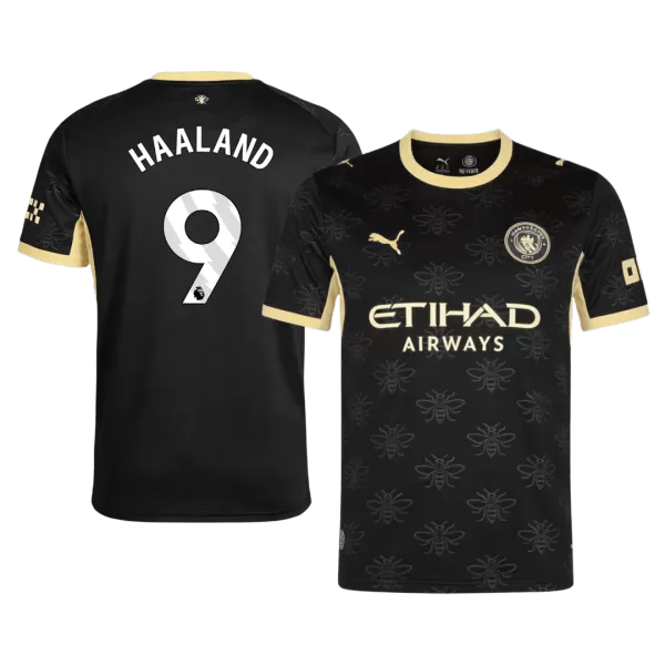 HAALAND #9 Manchester City Away Soccer Jersey 2026/27 Black - thejerseys