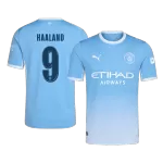HAALAND #9 Manchester City Home Soccer Jersey 26/27 Blue - UCL - thejerseys