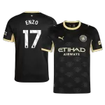 ENZO #17 Manchester City Away Soccer Jersey 2026/27 Black - thejerseys