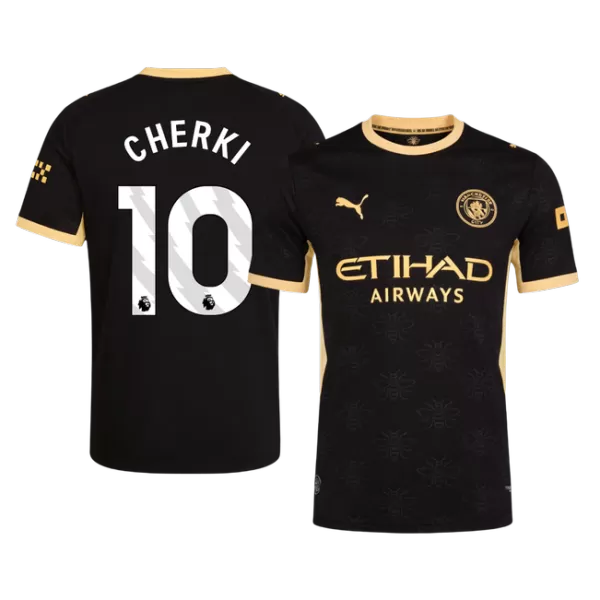 CHERKI #10 Player Version Manchester City Away Soccer Jersey 2026/27 Black - thejerseys