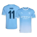 DOKU #11 Manchester City Home Soccer Jersey 26/27 Blue - UCL - thejerseys