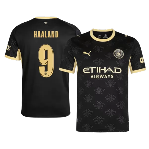 HAALAND #9 Manchester City Away Soccer Jersey 2026/27 Black - UCL - thejerseys