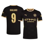 HAALAND #9 Player Version Manchester City Away Soccer Jersey 2026/27 Black - UCL - thejerseys