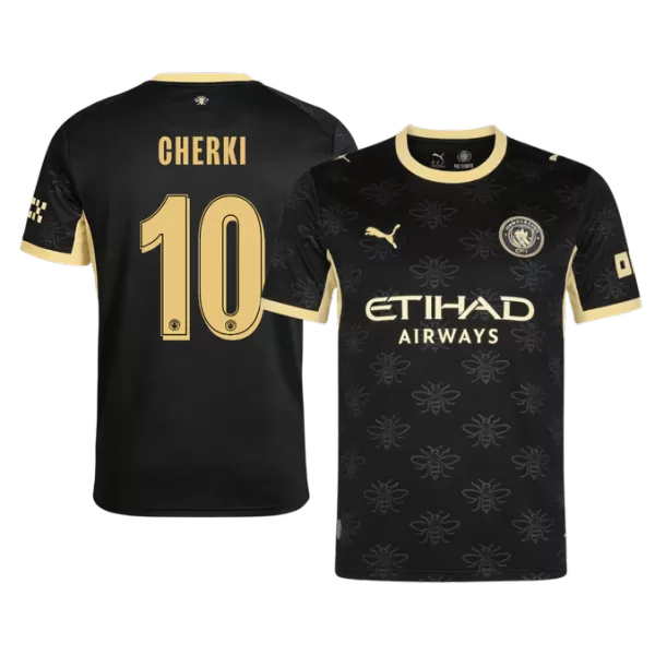 CHERKI #10 Manchester City Away Soccer Jersey 2026/27 Black - UCL - thejerseys