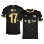 ENZO #17 Manchester City Away Soccer Jersey 2026/27 Black - UCL - thejerseys