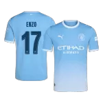 ENZO #17 Manchester City Home Soccer Jersey 26/27 Blue - UCL - thejerseys