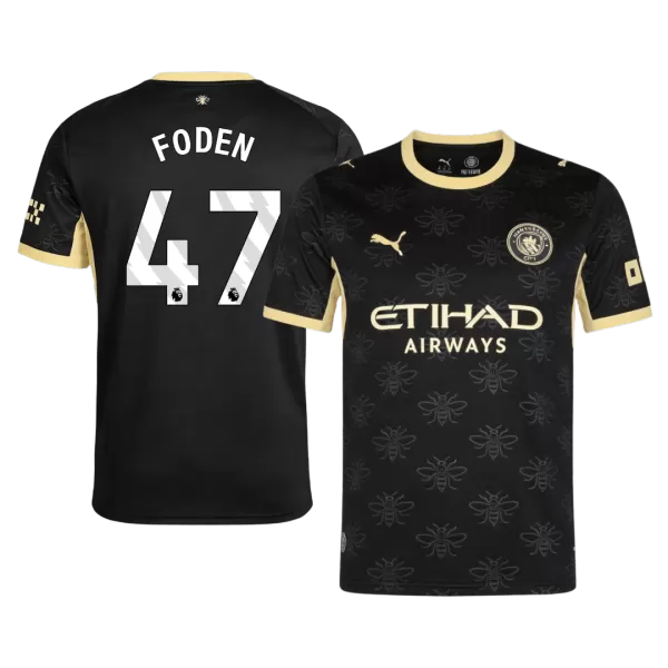 FODEN #47 Manchester City Away Soccer Jersey 2026/27 Black - thejerseys