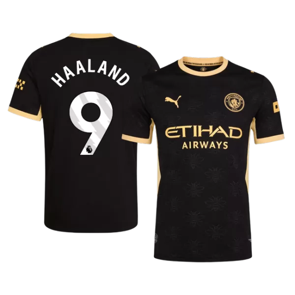 HAALAND #9 Player Version Manchester City Away Soccer Jersey 2026/27 Black - thejerseys