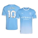 CHERKI #10 Manchester City Home Soccer Jersey 26/27 Blue - thejerseys
