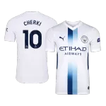 CHERKI #10 Player Version Manchester City Third Soccer Jersey 2026/27 White - thejerseys
