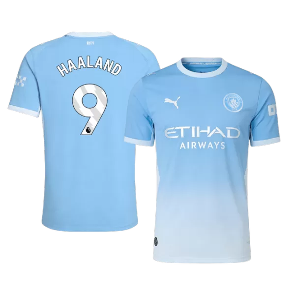 HAALAND #9 Player Version Manchester City Home Soccer Jersey 2026/27 Blue - thejerseys