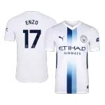 ENZO #17 Player Version Manchester City Third Soccer Jersey 2026/27 White - thejerseys