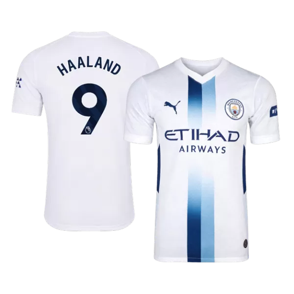 HAALAND #9 Player Version Manchester City Third Soccer Jersey 2026/27 White - thejerseys