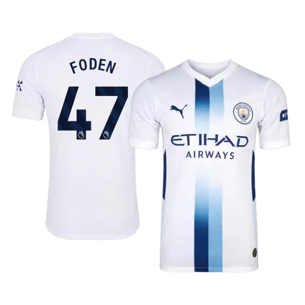 FODEN #47 Manchester City Third Soccer Jersey 2026/27 White - thejerseys
