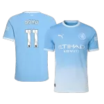 DOKU #11 Player Version Manchester City Home Soccer Jersey 2026/27 Blue - thejerseys