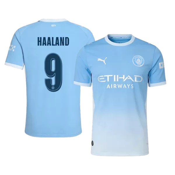 HAALAND #9 Player Version Manchester City Home Soccer Jersey 2026/27 Blue - UCL - thejerseys