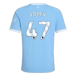 FODEN #47 Player Version Manchester City Home Soccer Jersey 2026/27 Blue - thejerseys