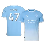 FODEN #47 Player Version Manchester City Home Soccer Jersey 2026/27 Blue - thejerseys