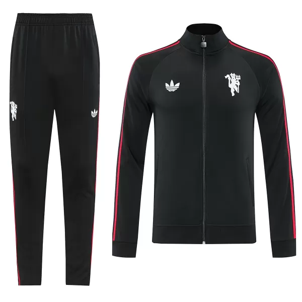 Manchester United Training Jacket Kit(Jacket+Pants) Black 2026/27 - thejerseys