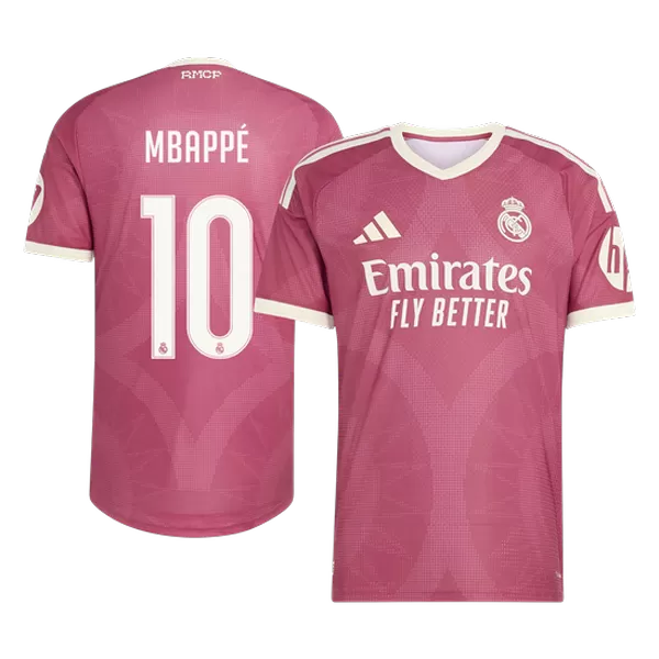 MBAPPÉ #10 Player Version Real Madrid Third Soccer Jersey 2026/27 Pink - thejerseys