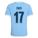 ENZO #17 Player Version Manchester City Home Soccer Jersey 2026/27 Blue - UCL - thejerseys
