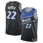 Men's Orlando Magic Franz Wagner #22 Black Swingman Jersey - Statement Edition - thejerseys