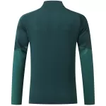 Real Madrid 1/4 Zipper Sweat Kit(Top+Pants) Green 2026/27 - thejerseys