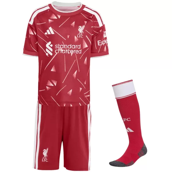 Kids Liverpool Home Jersey Kit 2026/27 - thejerseys