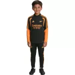 Kids Arsenal 1/4 Zipper Sweat Kit(Top+Pants) Black 2026/27 - thejerseys