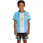 Messi #10 Kids Argentina x Messi Farewell Anniversary Jersey Kit 2026 - thejerseys
