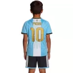 Messi #10 Kids Argentina x Messi Farewell Anniversary Jersey Kit 2026 - thejerseys