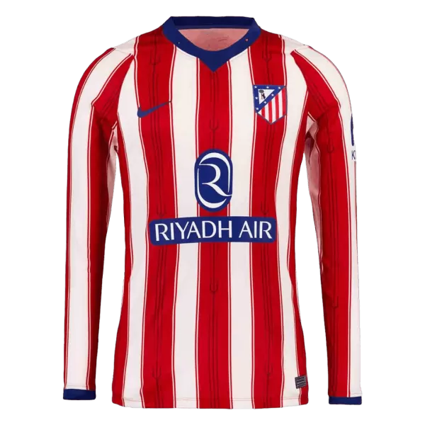 Atletico Madrid Home Long Sleeve Jersey 2025/26 - thejerseys