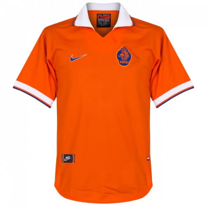 Netherlands Home Retro Soccer Jersey 1997/98 - thejerseys